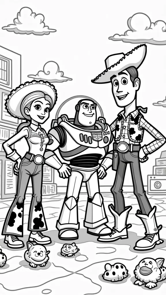 toy story coloring pages free